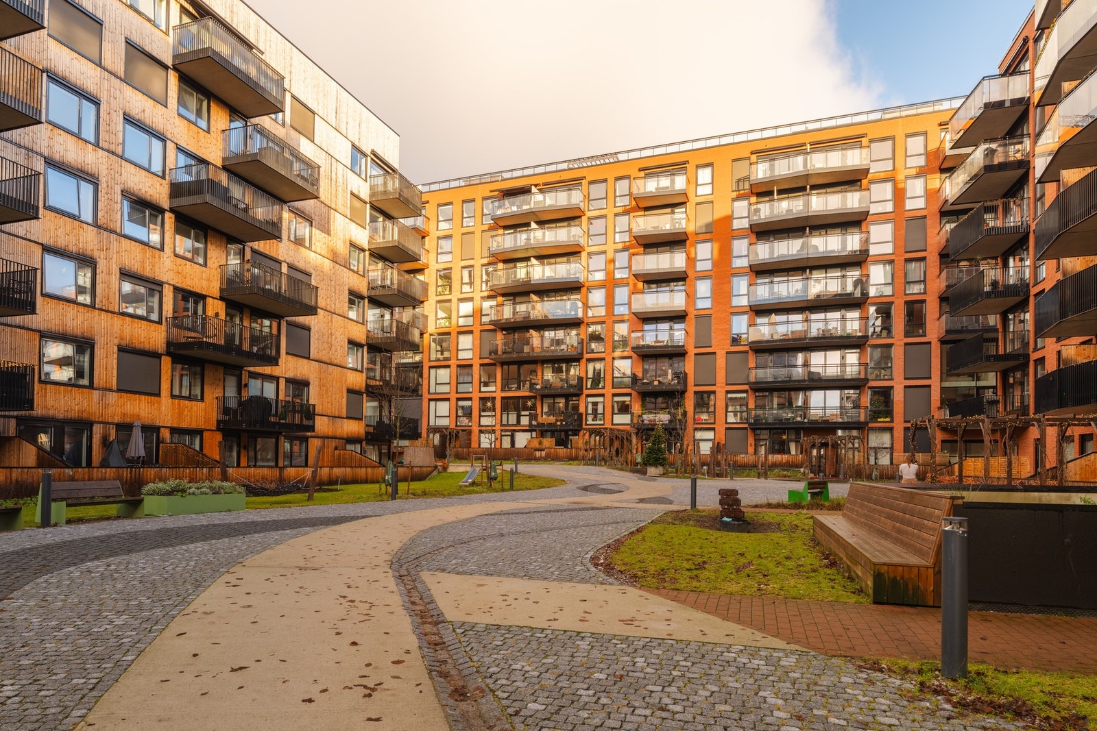 Pent opparbeidede fellesområder. Galleribilde