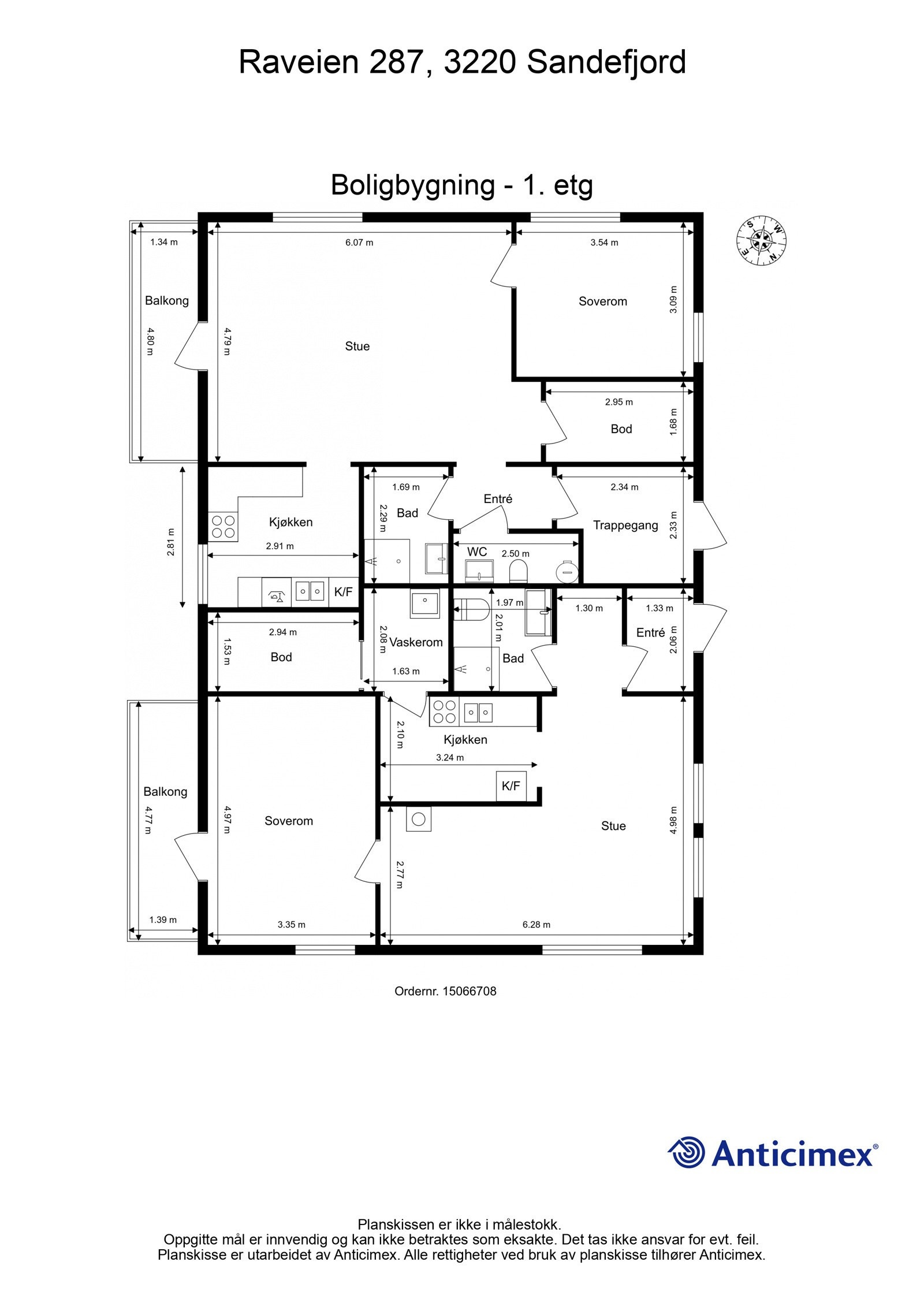 Plantegning 1.etasje Galleribilde