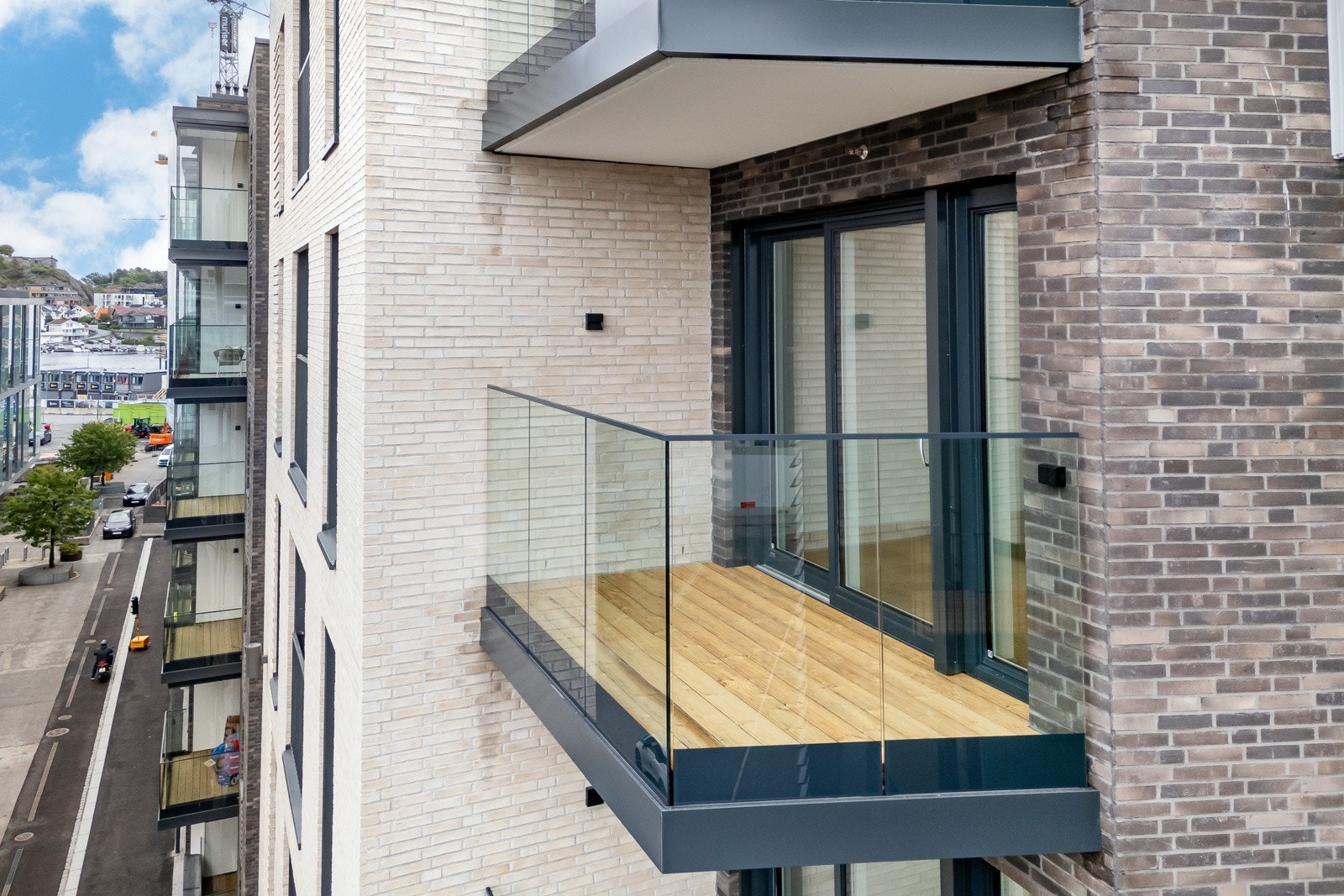 Dette er balkongen med utgang fra det ene soverommet. Galleribilde