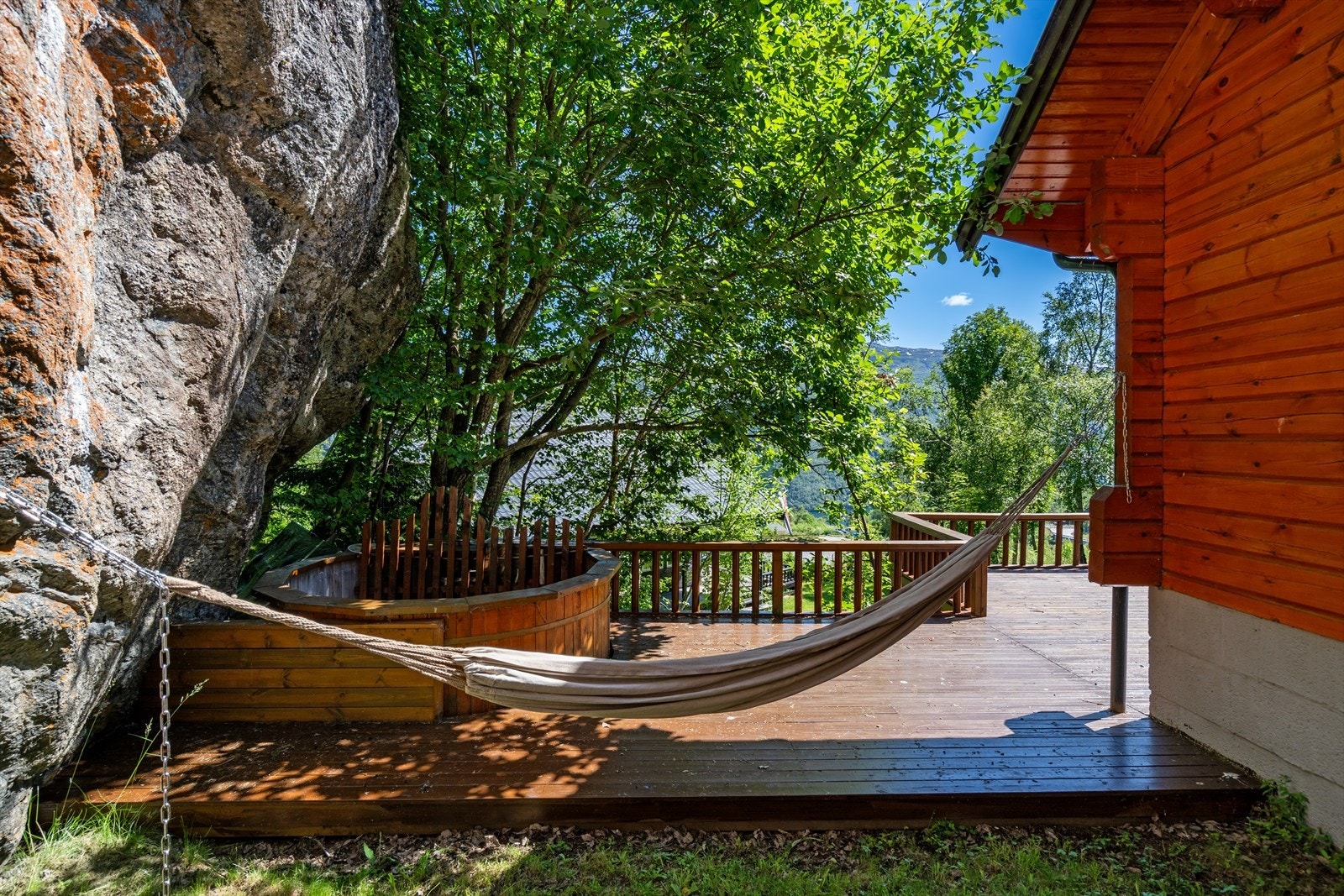 Uteområde sommer Galleribilde