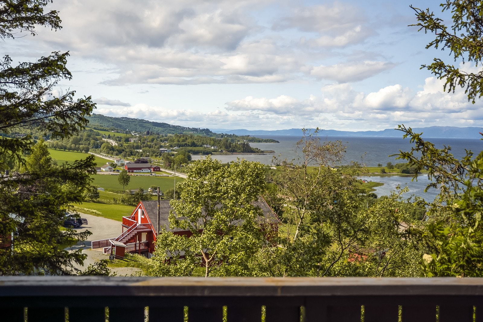 Fantastisk utsikt mot Trondheimsfjorden. Galleribilde