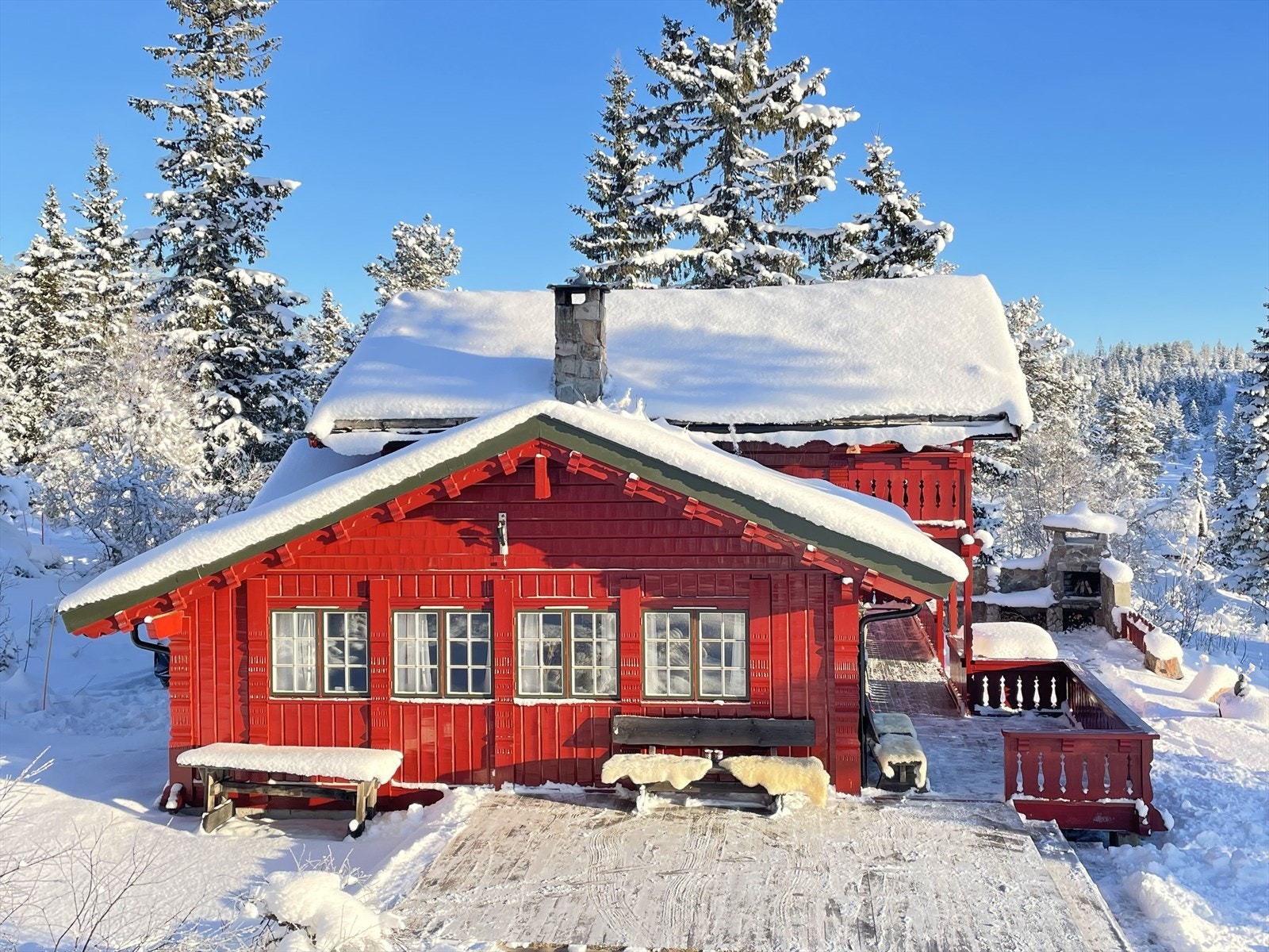 Her kan du nyte utelivet hele året. Galleribilde