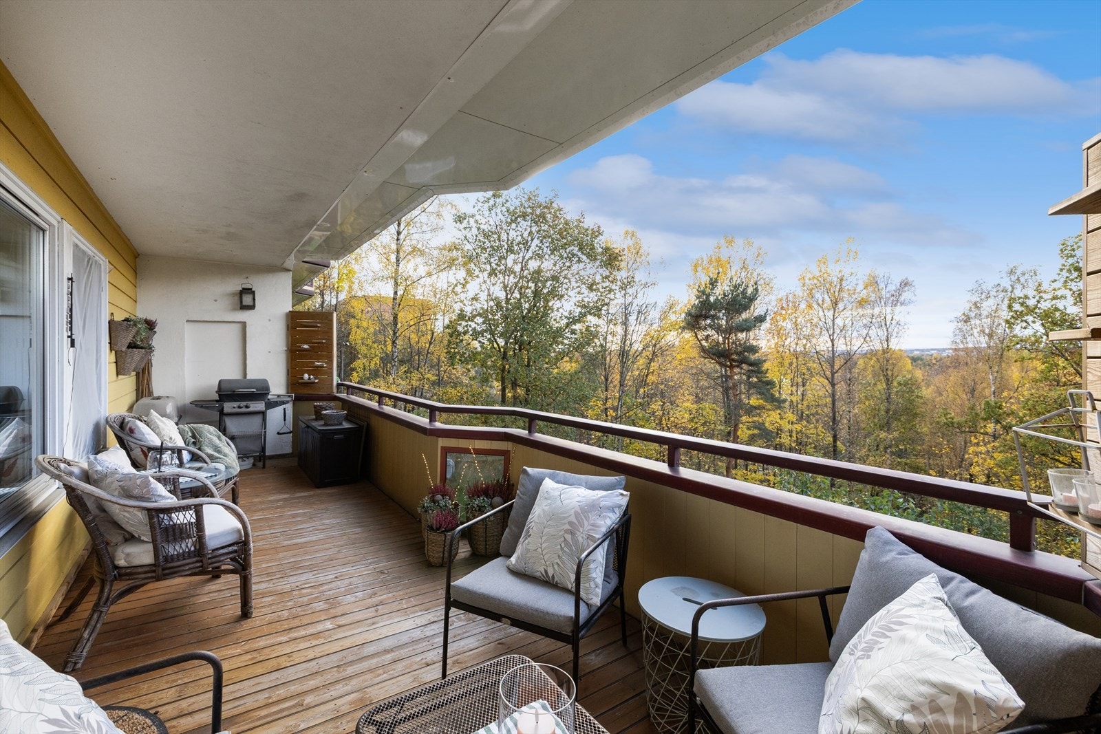 Vestvendt balkong Galleribilde