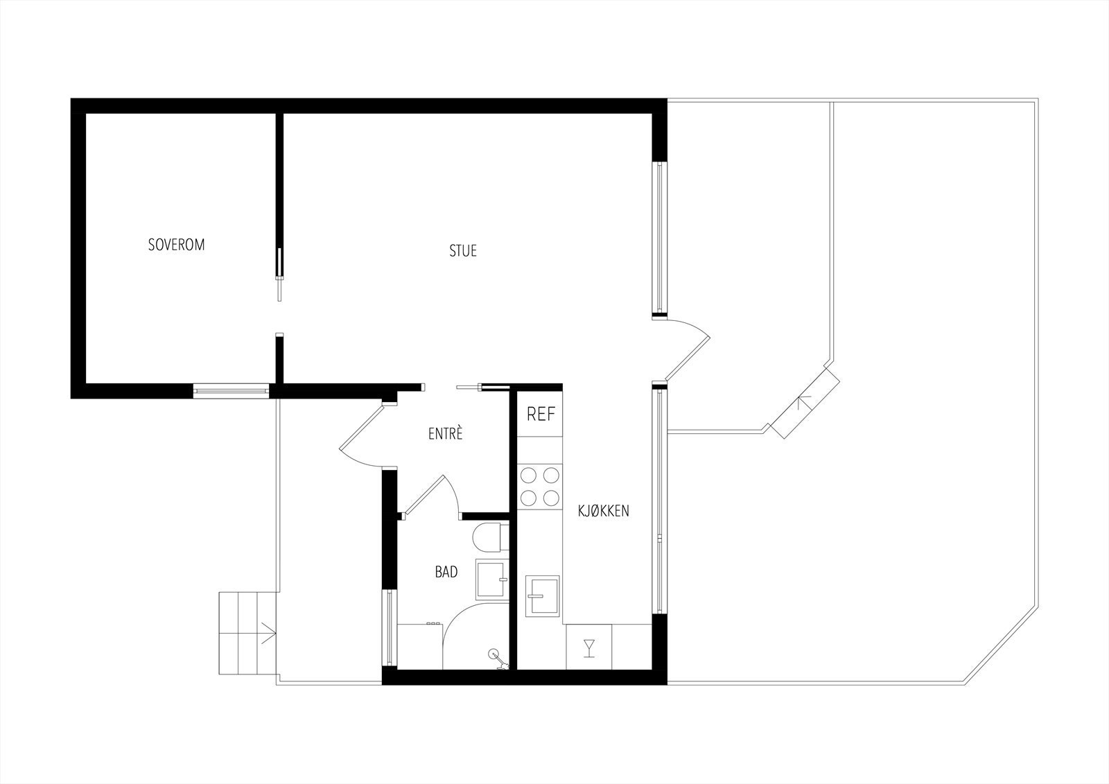 Plantegning Galleribilde