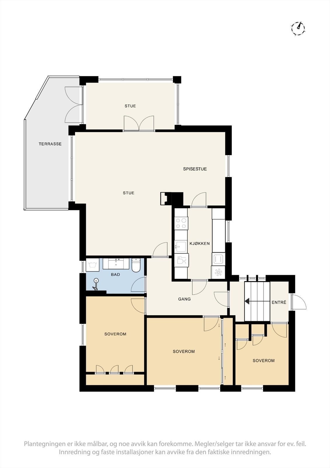 Planskisse Galleribilde