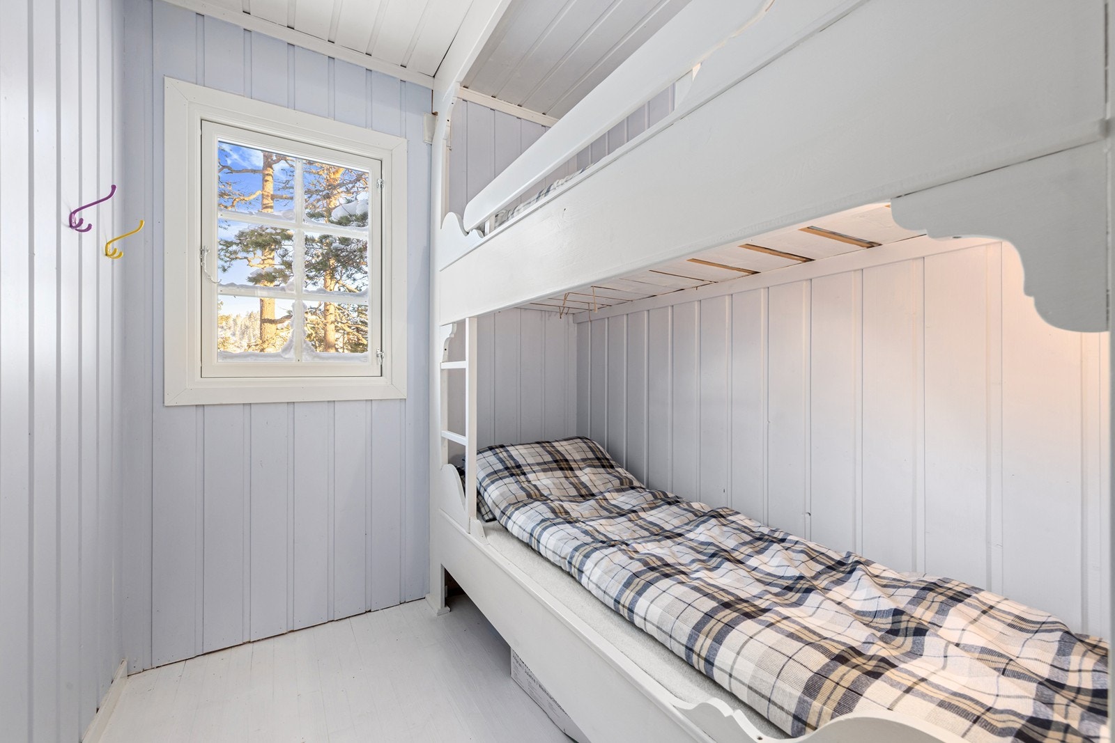 Ett soverom med køyeseng Galleribilde