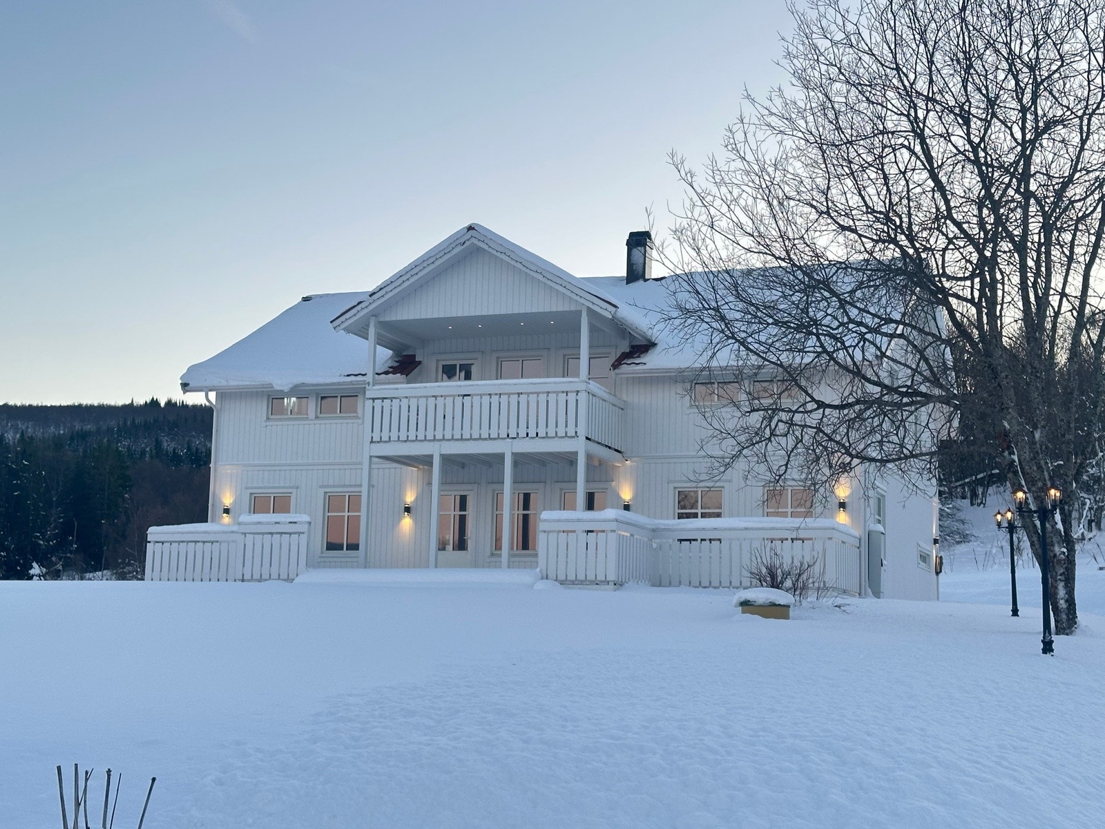 Privat vinterbilde. Galleribilde