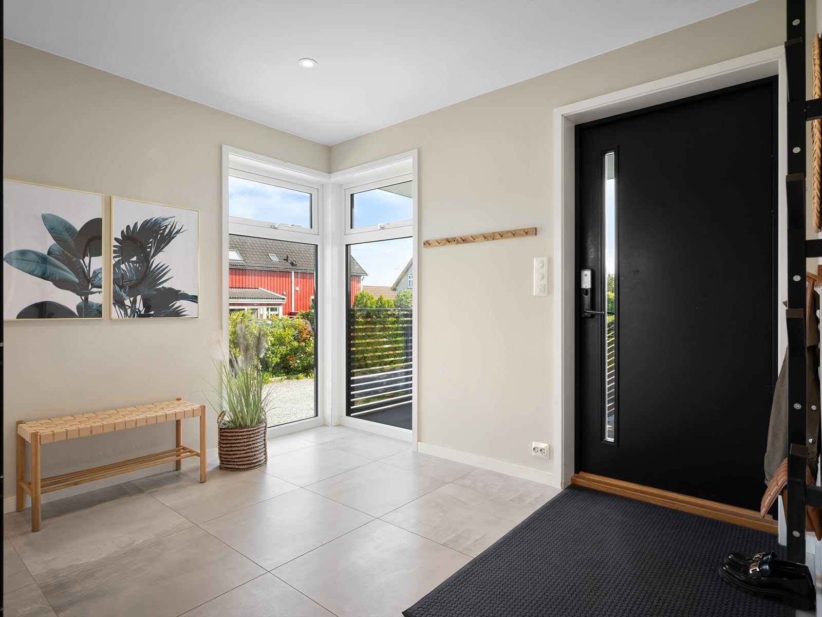 Gang/hall med fliser Galleribilde