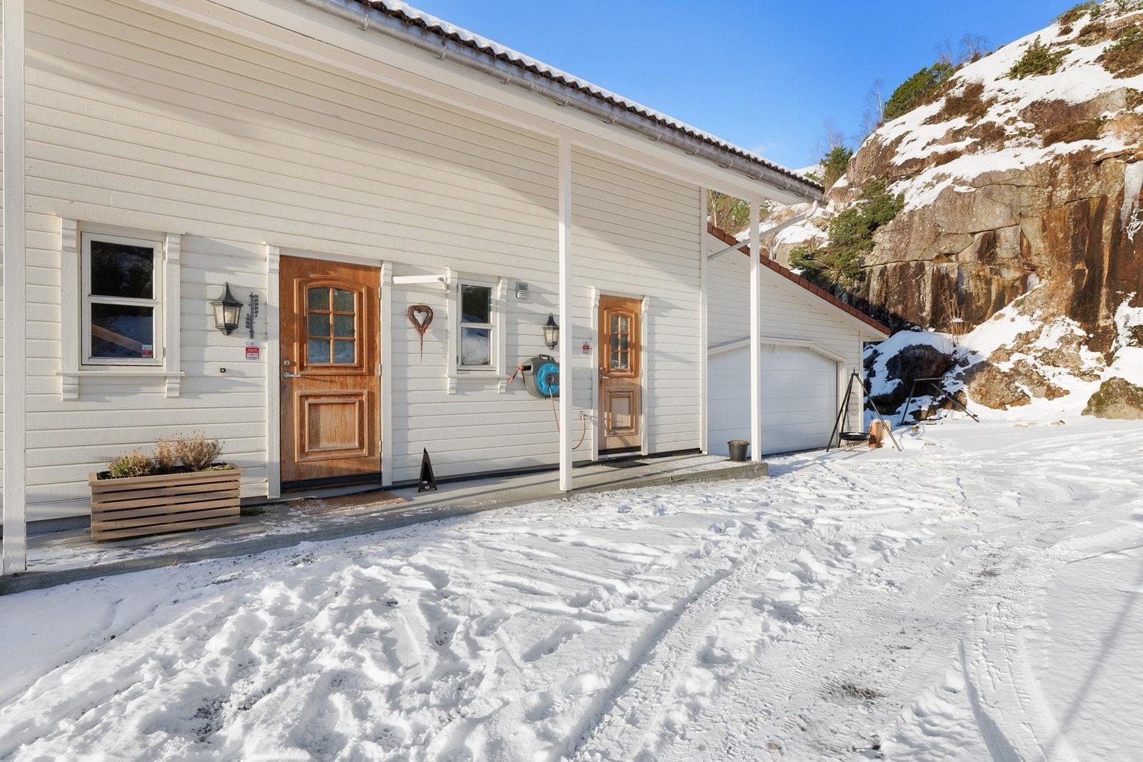 Koselig inngangsparti - velkommen hjem! Galleribilde