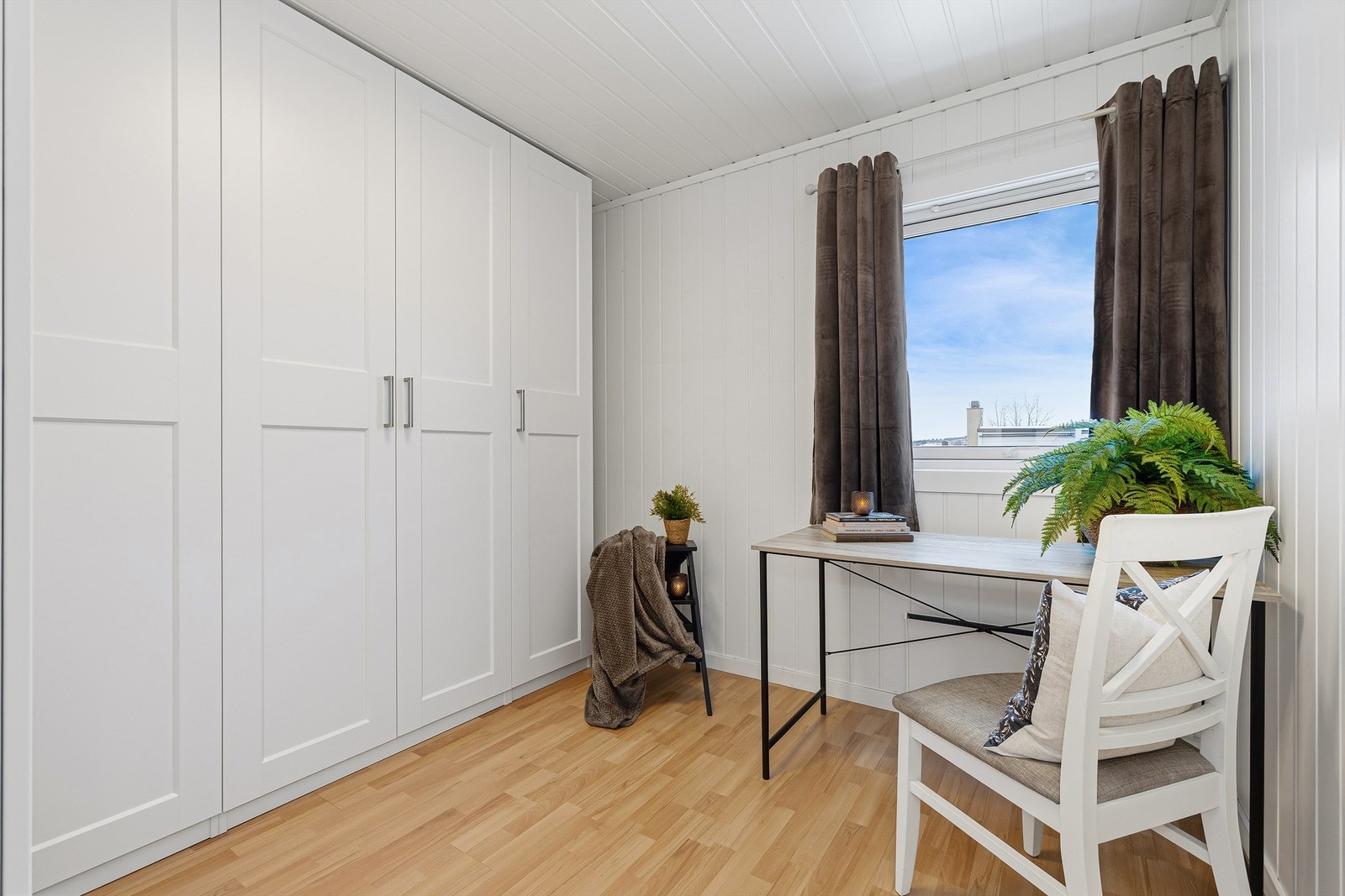 Det tredje soverommet egner seg godt som barnerom, gjesterom eller kontor. Galleribilde