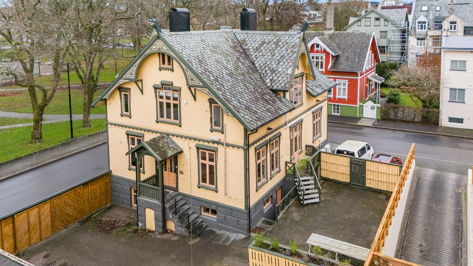 Eiendommen har skjermet gårdsrom Galleribilde