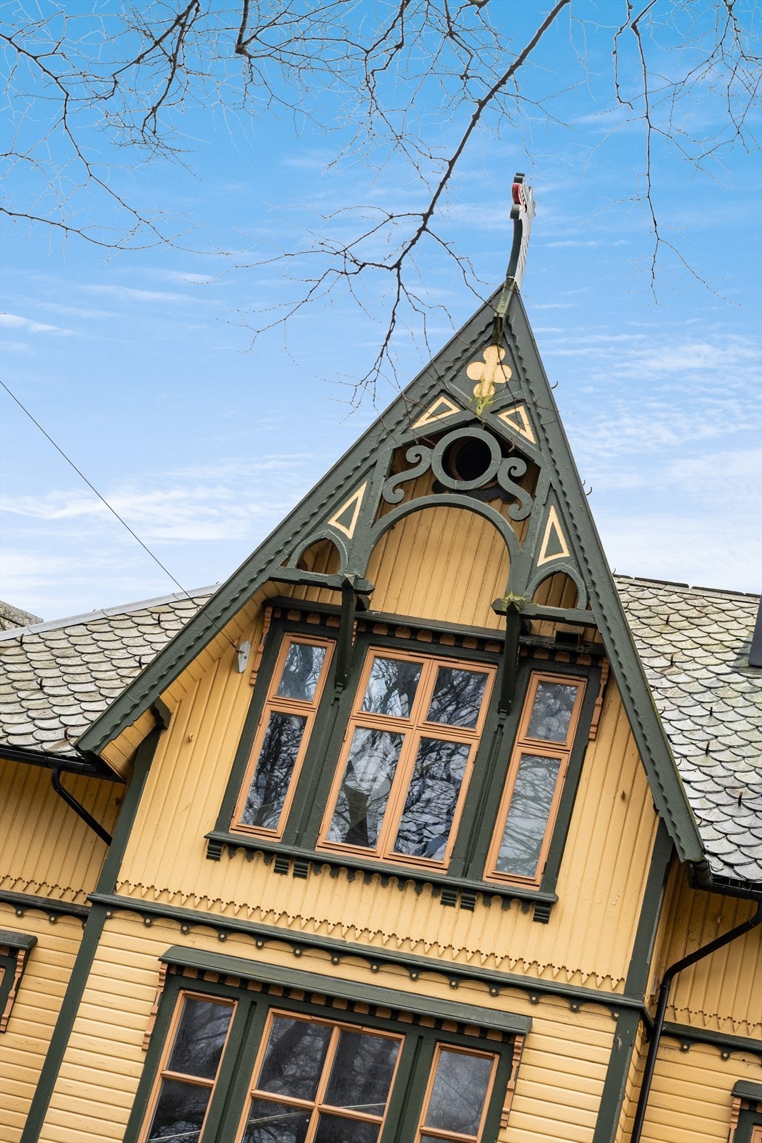 Villaen har mange fine detaljer Galleribilde