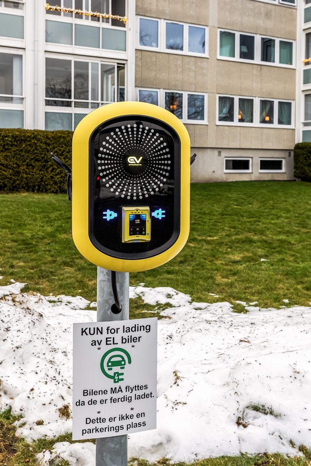 Egen ladestasjon for borettlaget Galleribilde