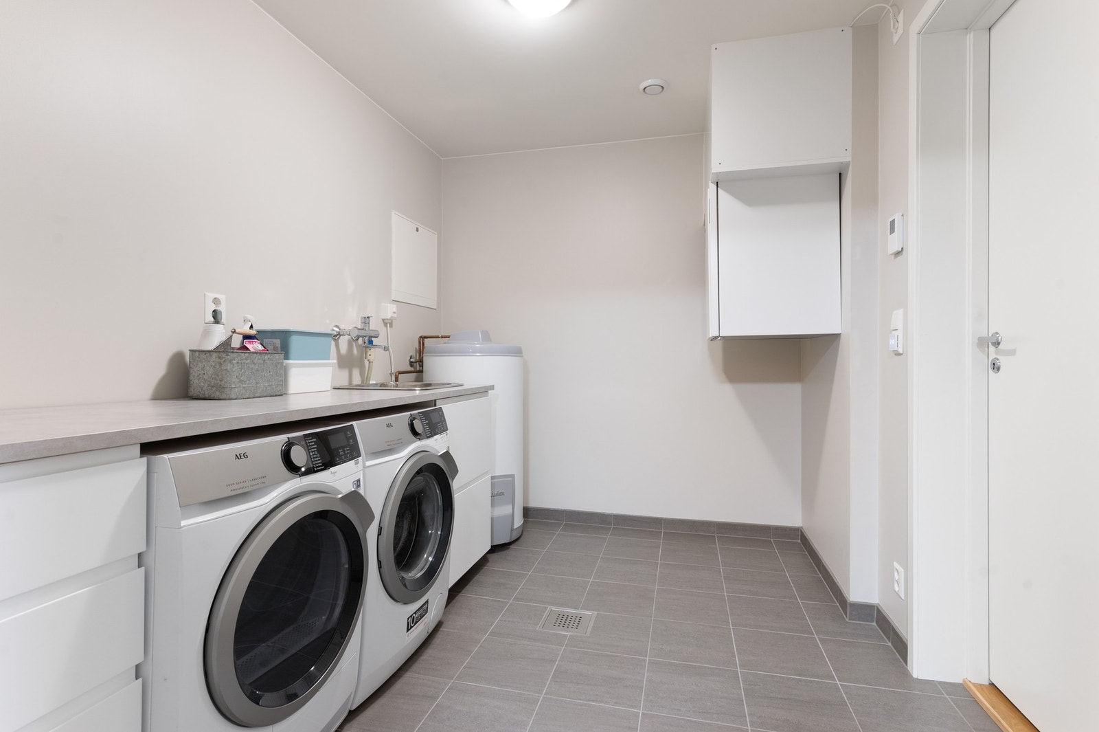 Vaskerom er på ca. 7,7 kvm. Galleribilde