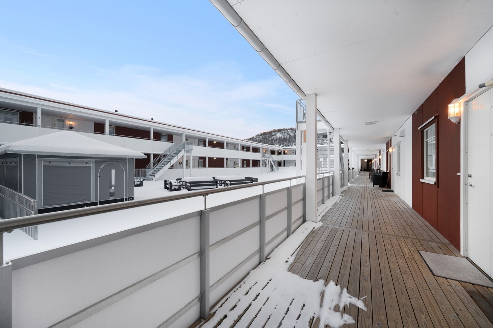 Stort fellesareal til alle beboerne i bygget. Galleribilde