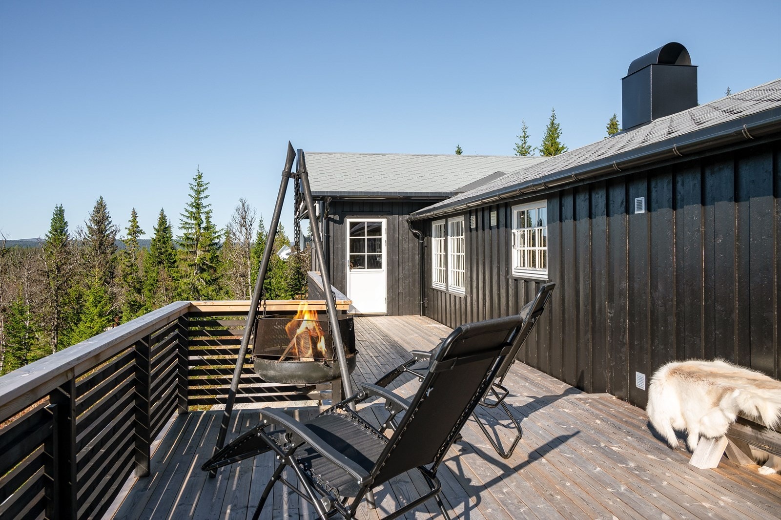 Her kan du senke skuldrene og slappe av i pene omgivelser Galleribilde