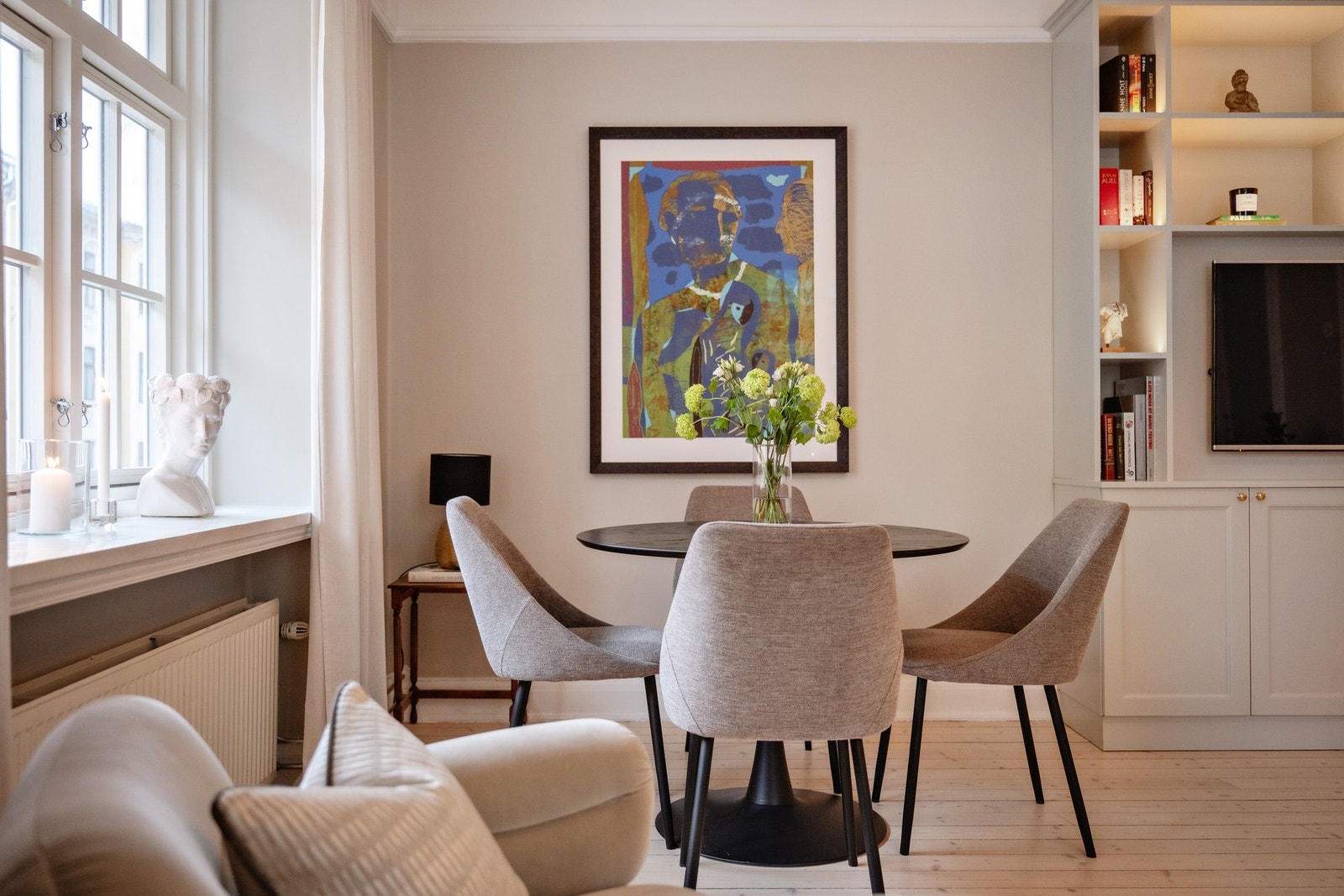 Pent gulv i originalt heltre, nyslipt i 2025 Galleribilde