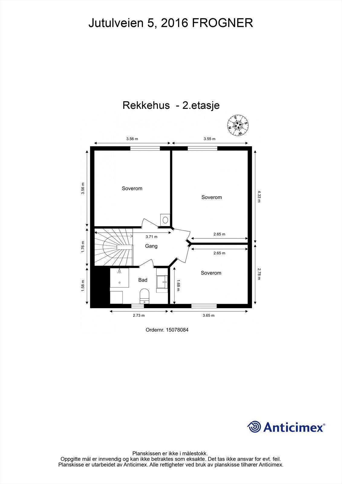 Plantegning- 2.etasje Galleribilde