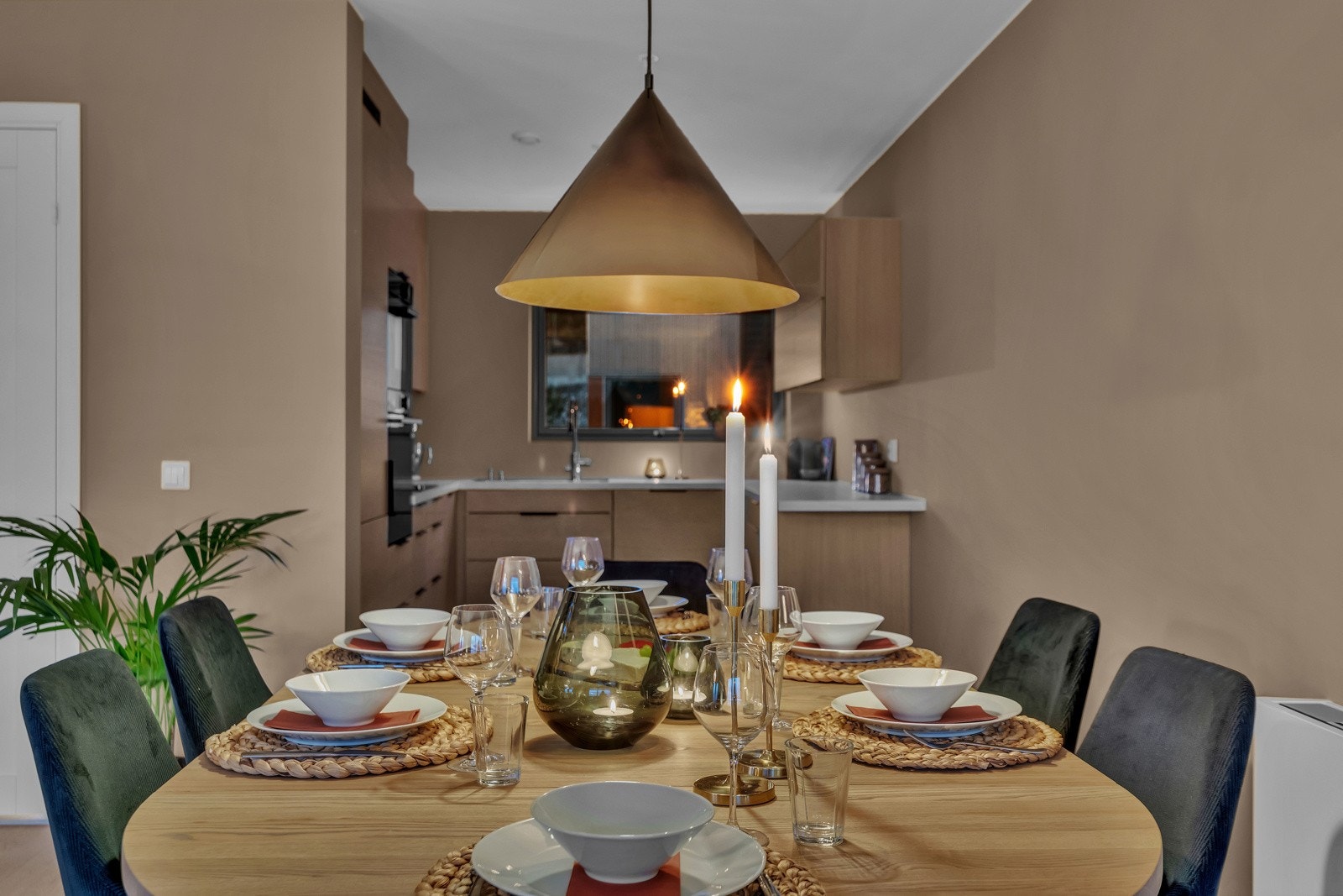 Fargevalg i behagelig Dusty peach - Flugger. Galleribilde