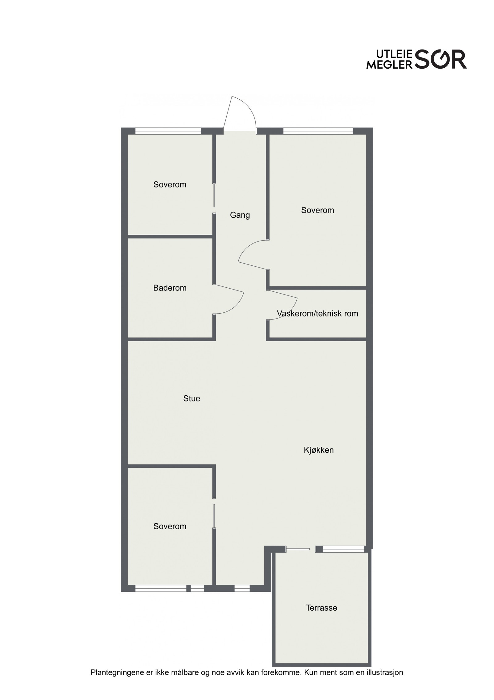 Plantegning. Galleribilde