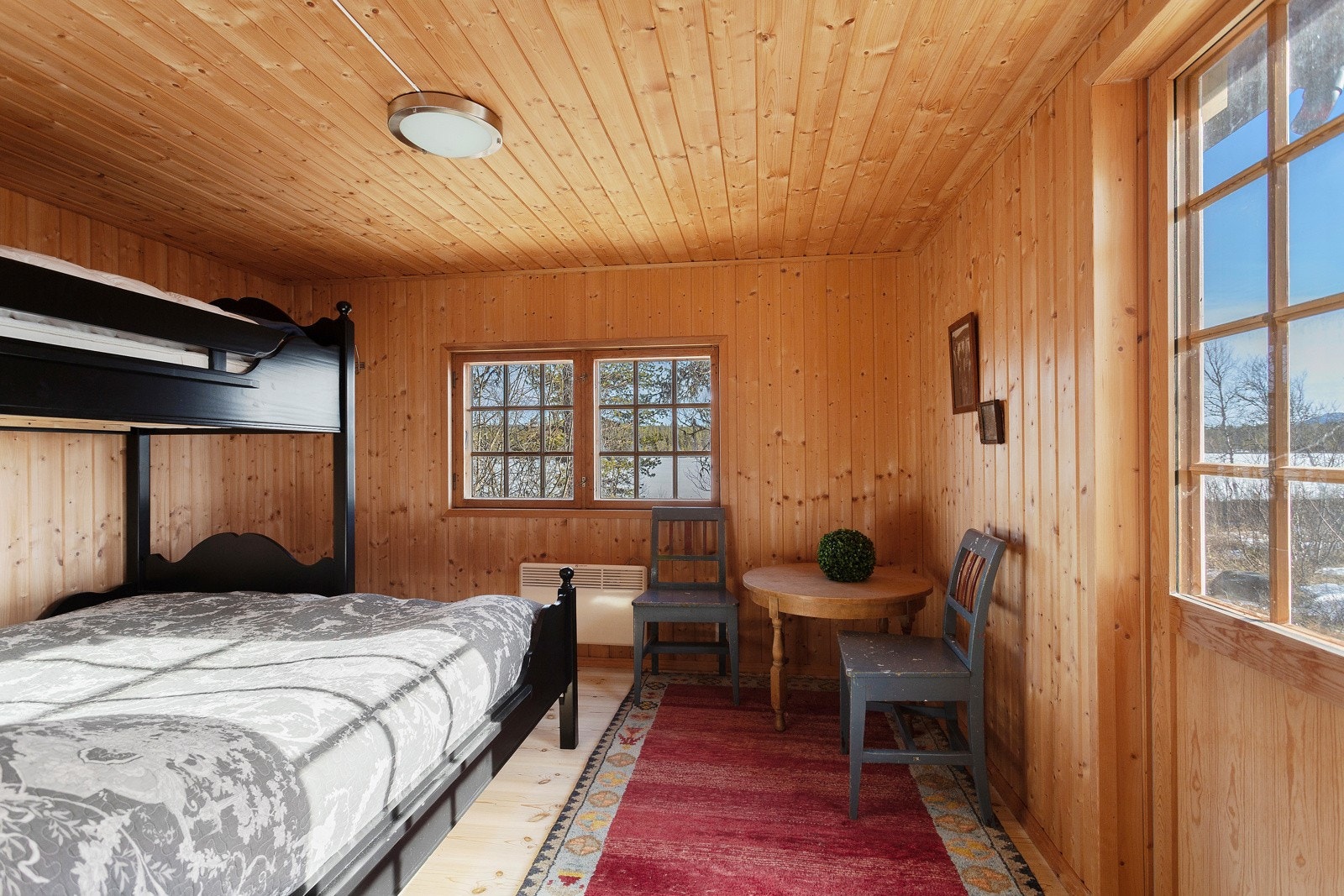 Soverommet i veslehytta er av god størrelse. Galleribilde