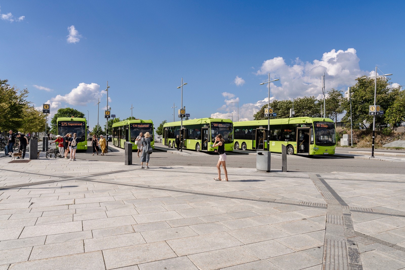 Området har gode forbindelser med offentlig transport. Galleribilde