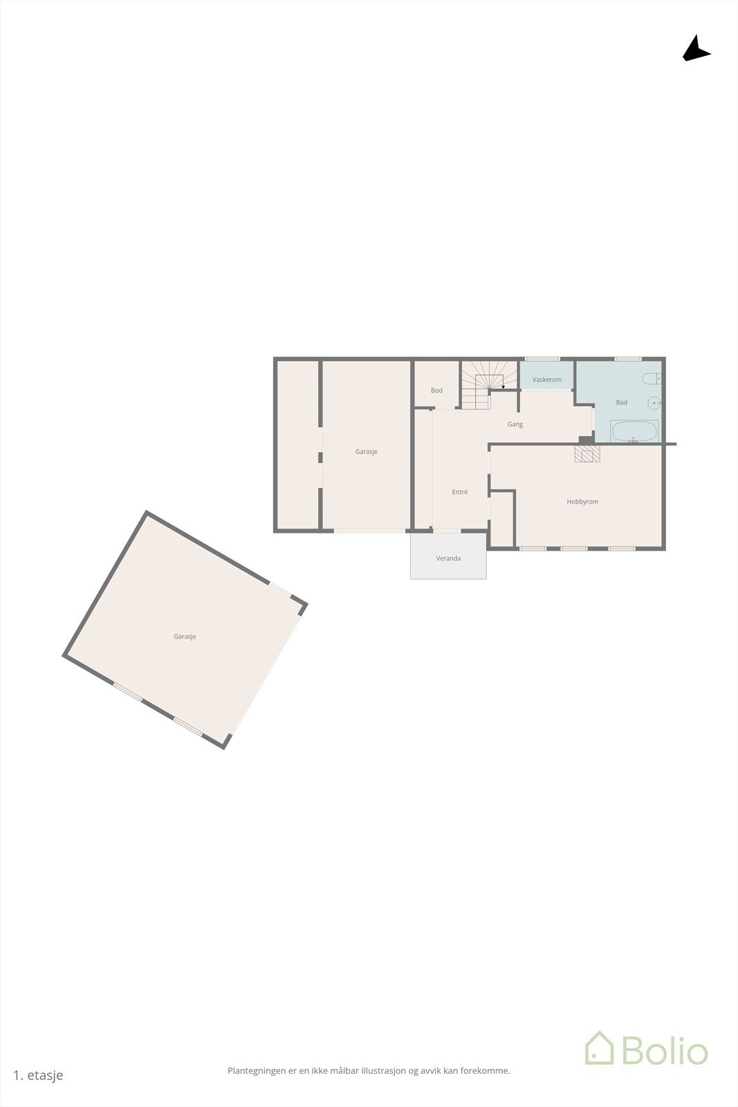 Plantegning Galleribilde