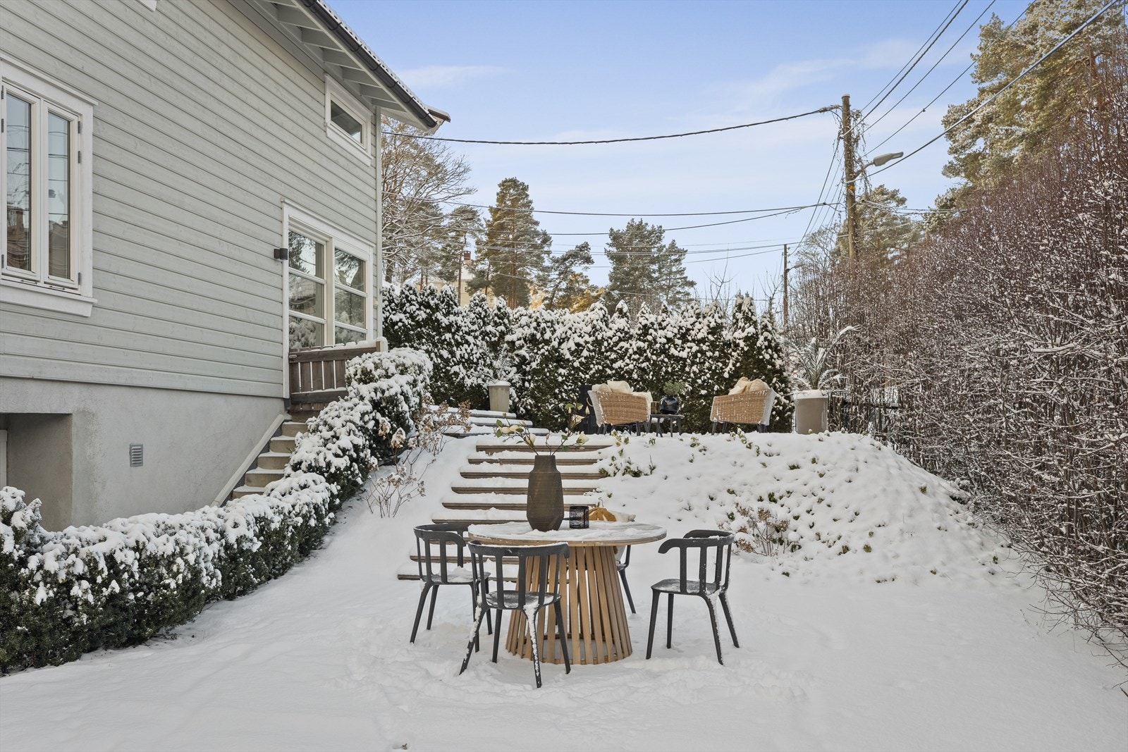 Markterrassene er på hhv 21 kvm og 16 kvm. Galleribilde