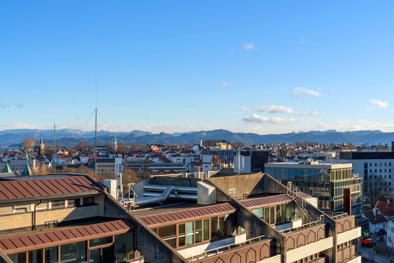 Utsikt fra balkongen. Galleribilde