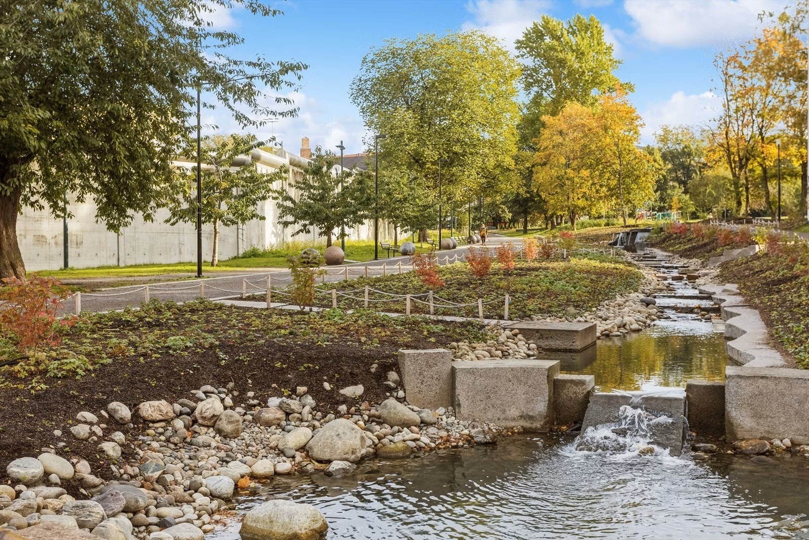Leiligheten ligger rett ved nye Klosterenga park. Galleribilde