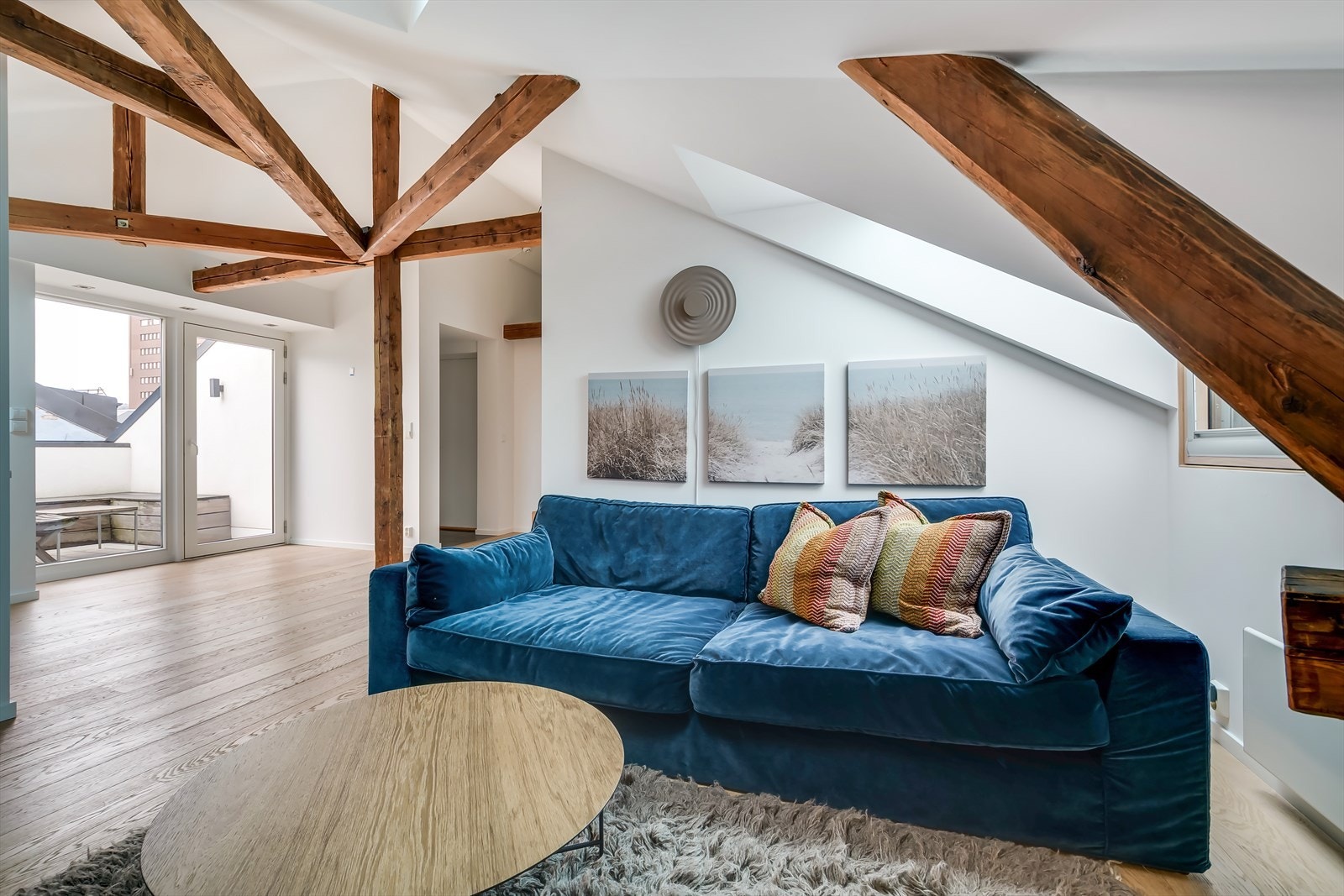 Gulvarealet i leiligheten er på 88 kvm Galleribilde