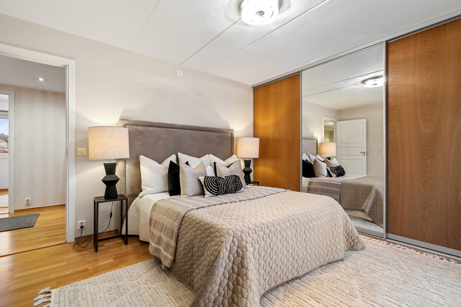 Leiligheten har tre soverom av god størrelse. Galleribilde