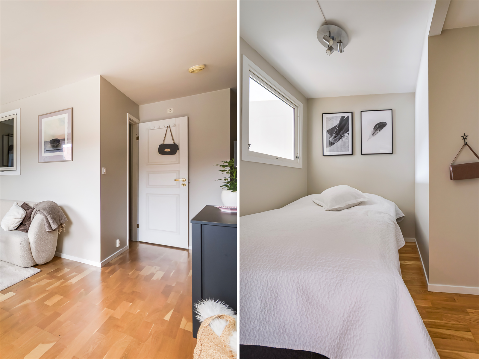 Alkove fra gang/stue Galleribilde