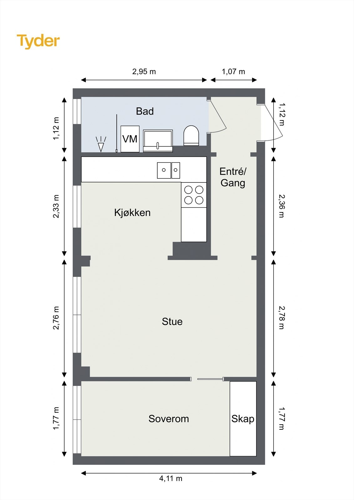 Plantegning Galleribilde