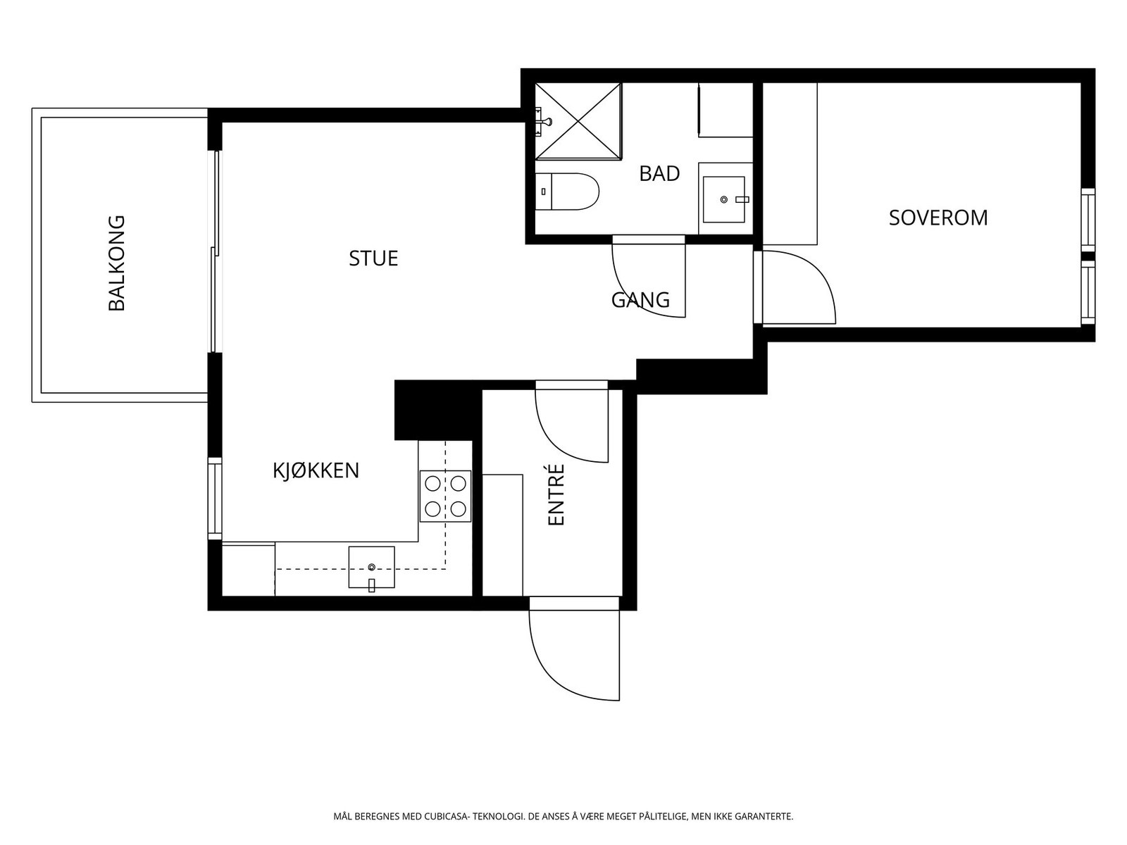 Her er hver kvadratmeter utnyttet! Bod i kjeller! Galleribilde