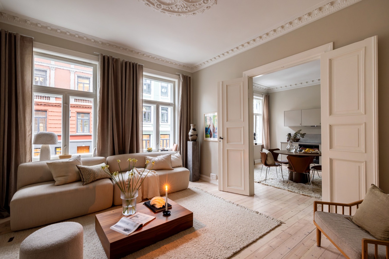 Privatmegleren Renomme v/ Kristoffer Sætrum presenterer denne strøkne leiligheten Galleribilde