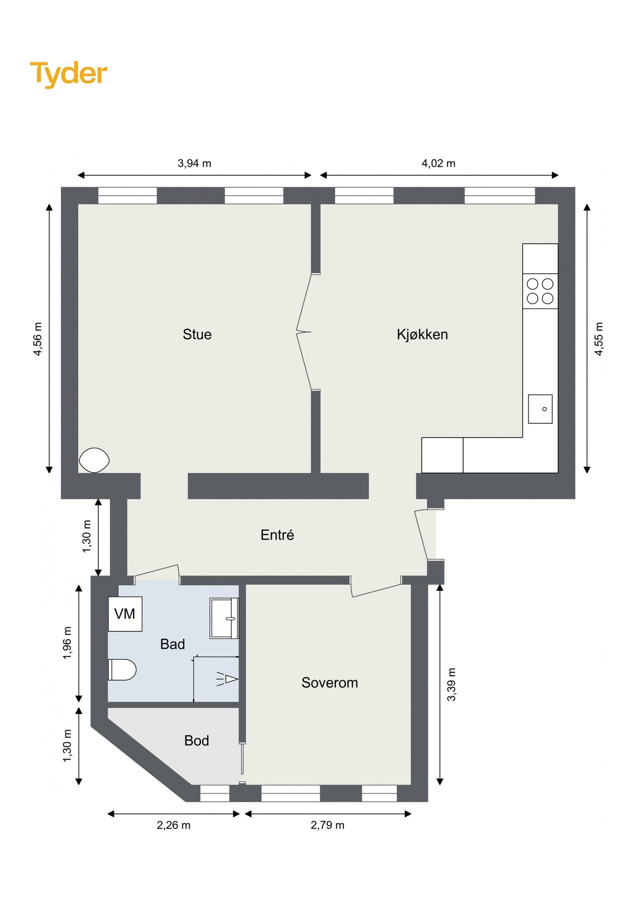 Planskisse Galleribilde