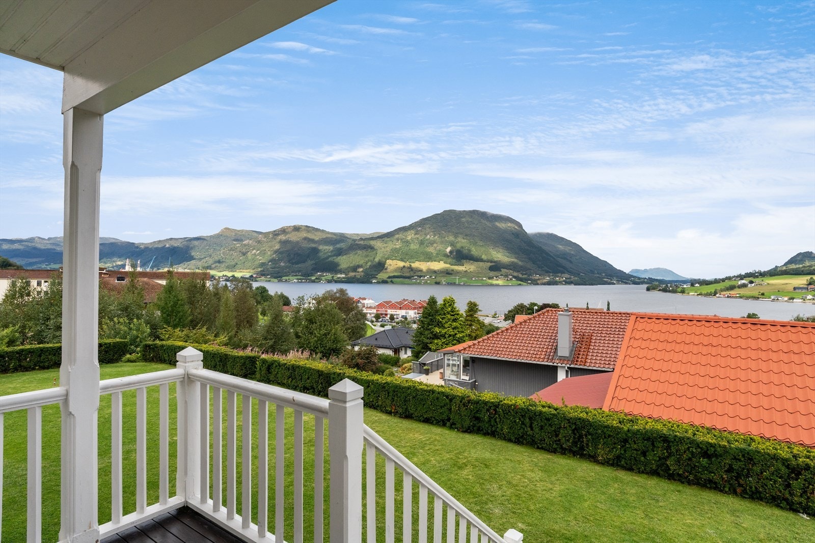 Utsikt fra terrassen Galleribilde