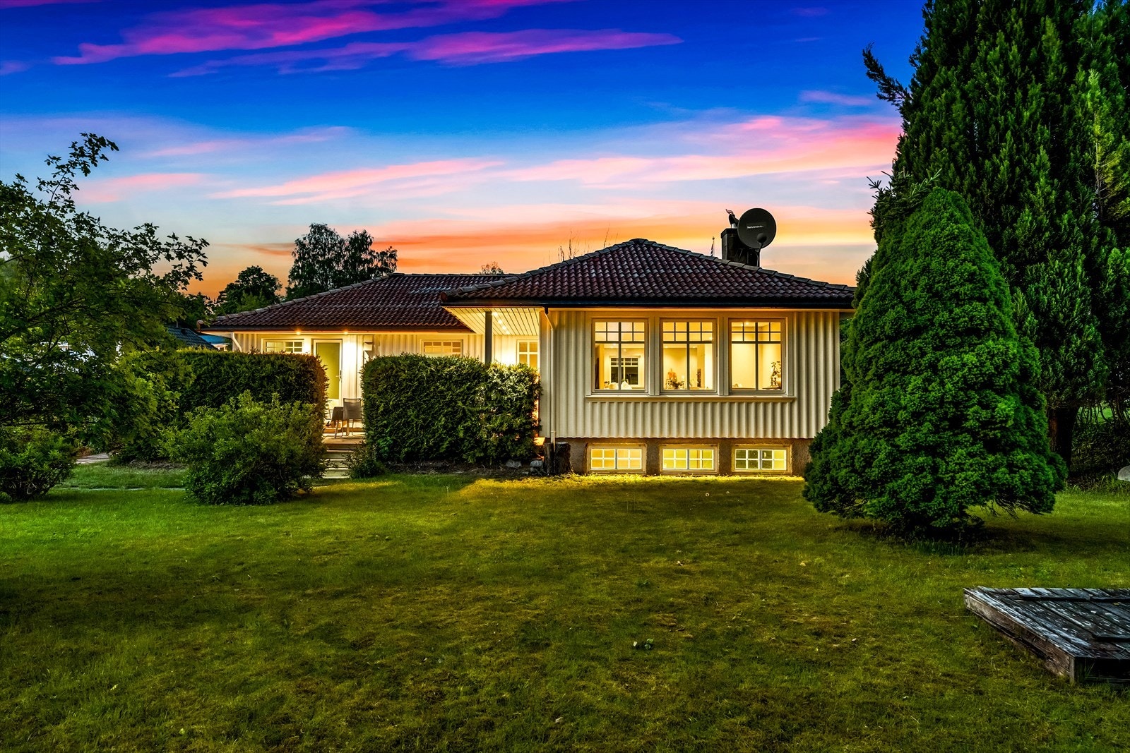 Koselig hage Galleribilde