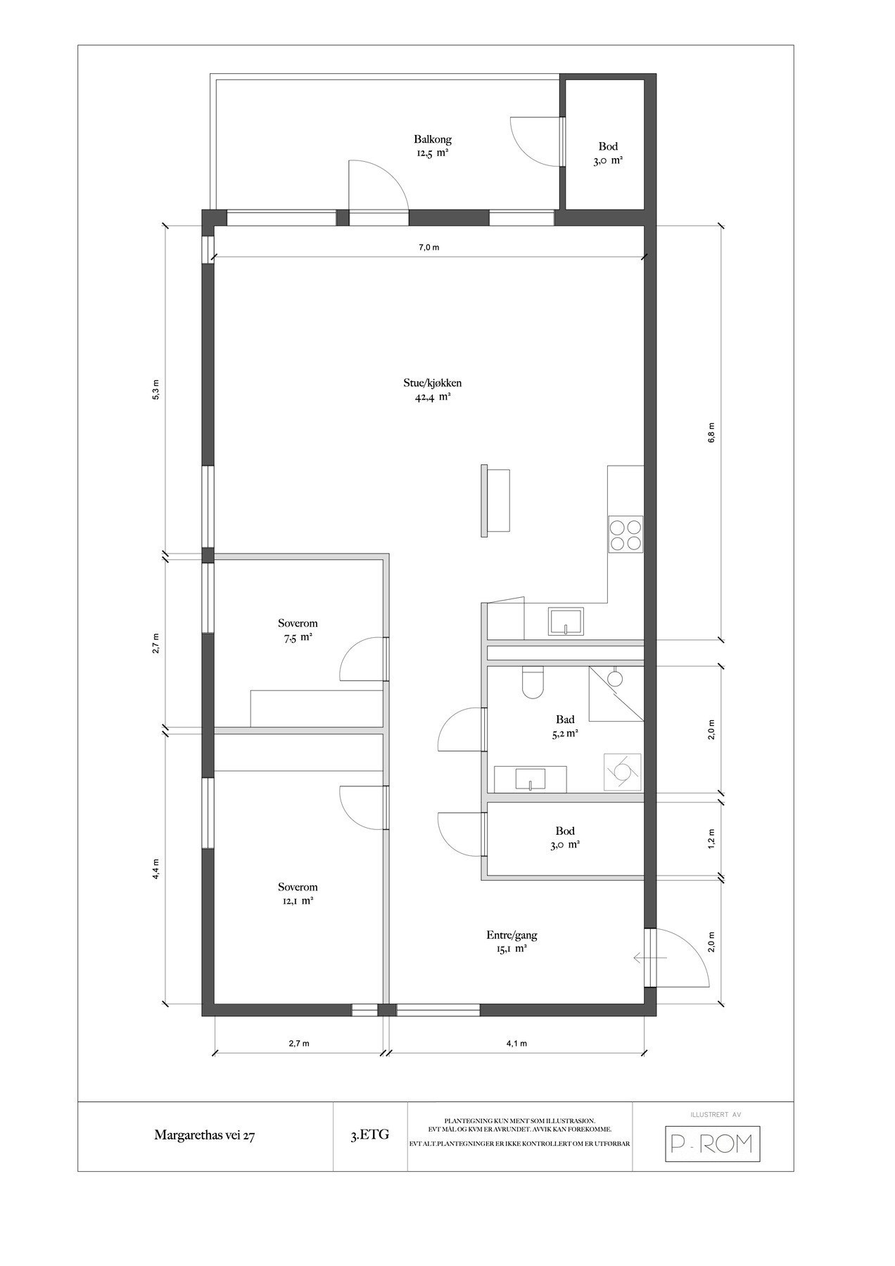 Plantegning til orientering. Galleribilde
