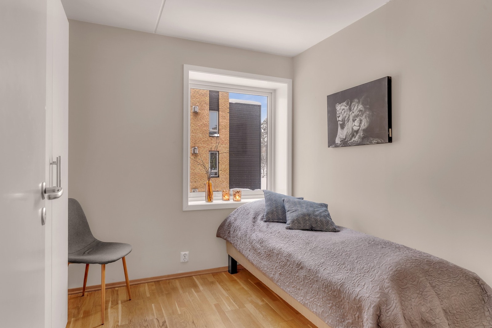 Leiligheten inneholder to soverom. Galleribilde