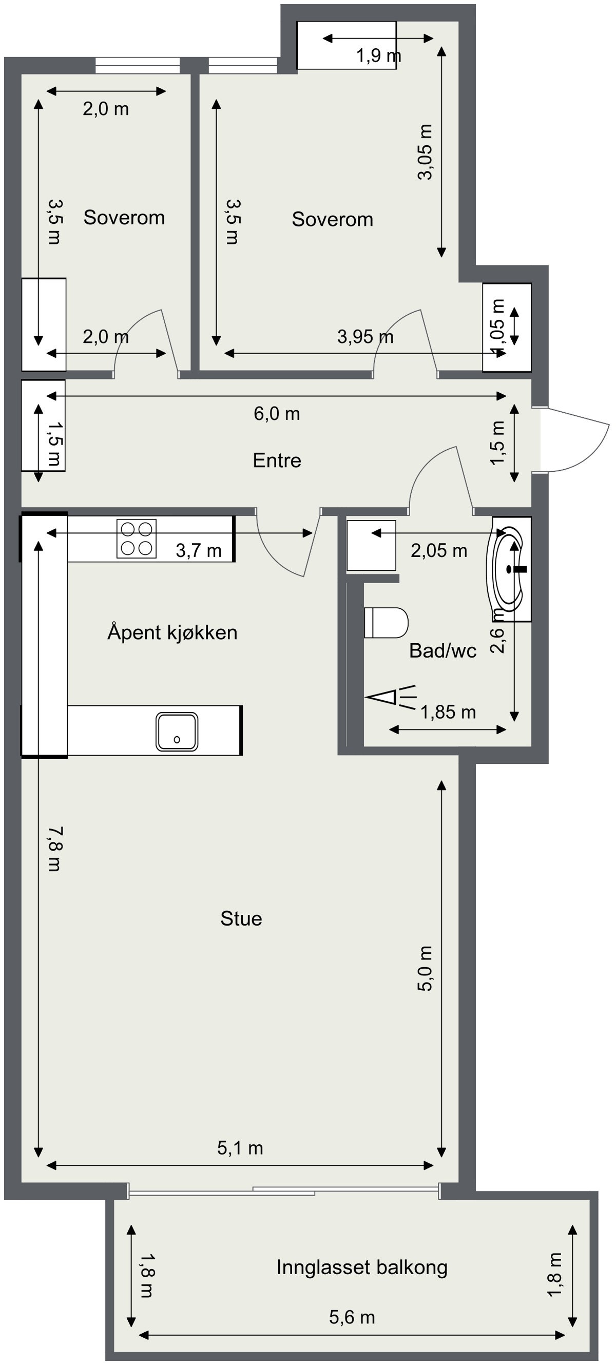 Plantegning Galleribilde