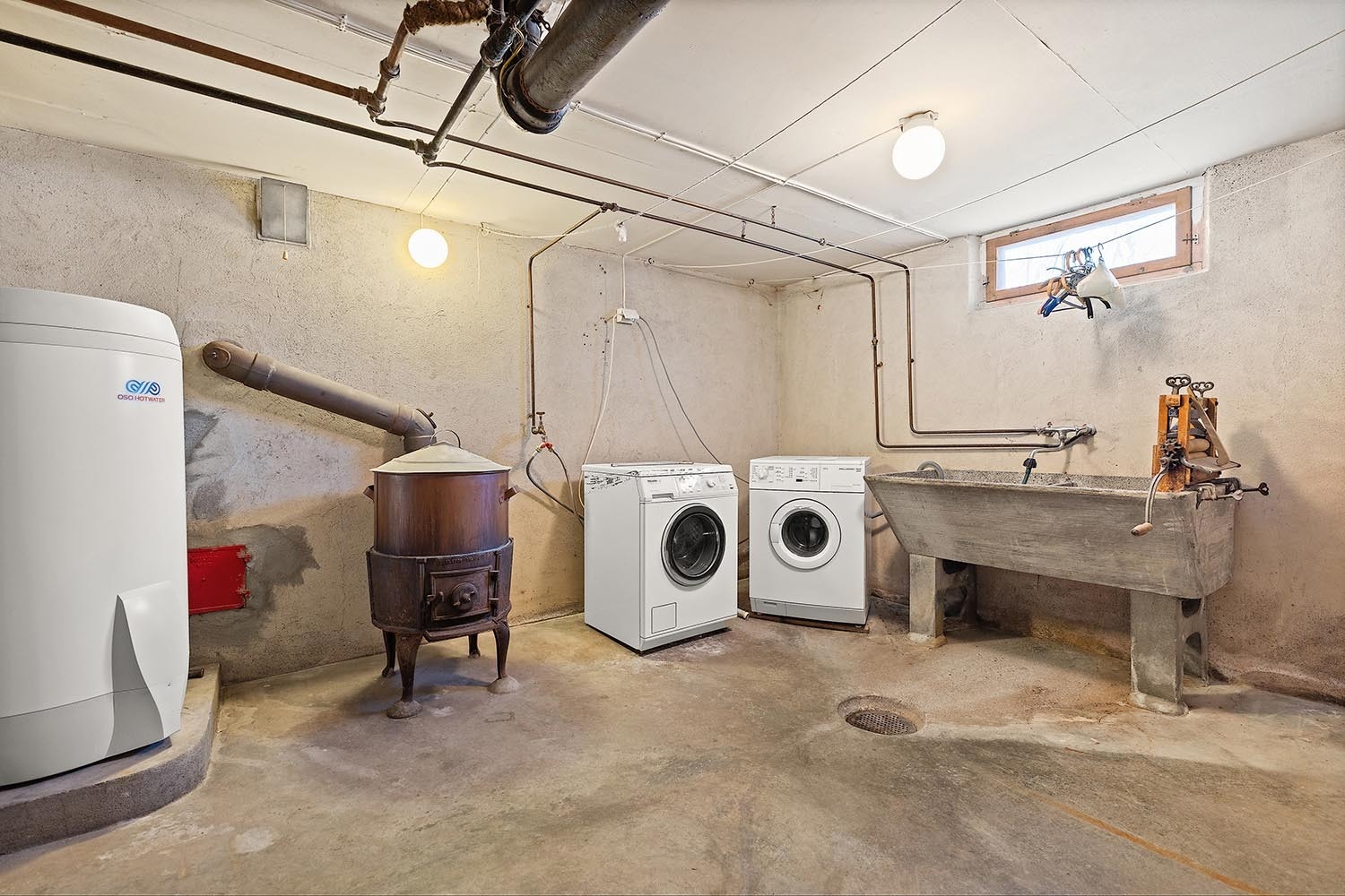 Vaskerom i kjeller Galleribilde