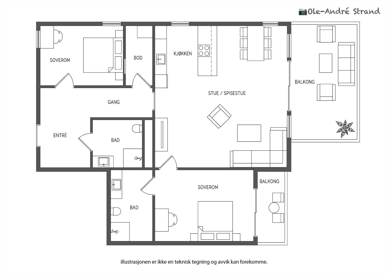 Plantegning. Galleribilde
