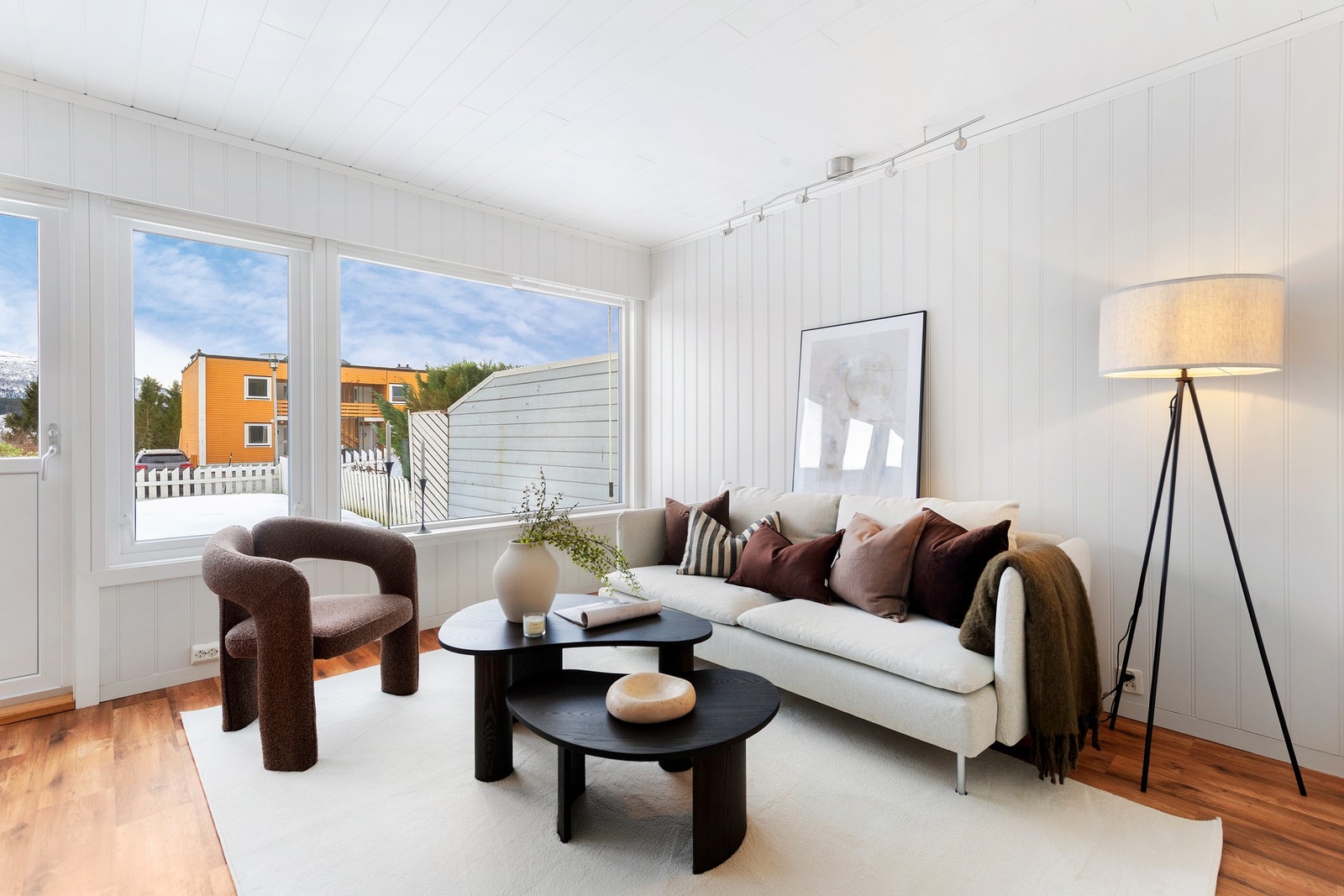 Stuen har god størrelse. Galleribilde