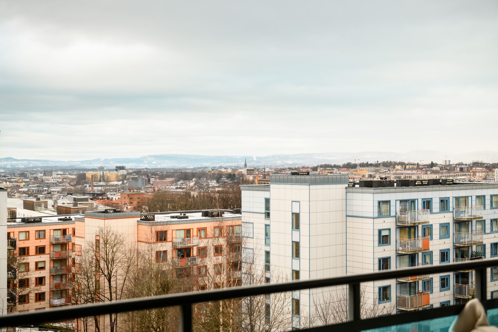 Storslått utsikt over hele Oslo. Galleribilde