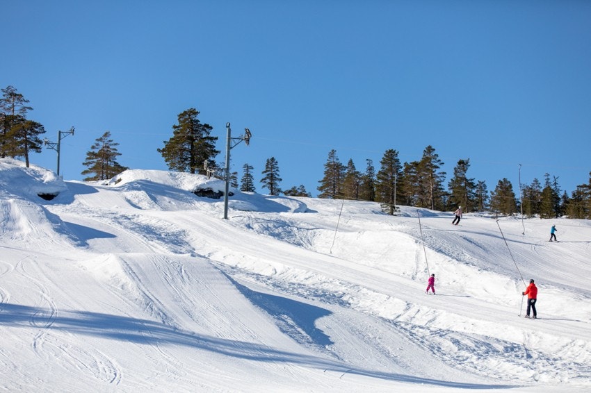 Alpinanlegget er ikke langt unna leilighetene. Galleribilde