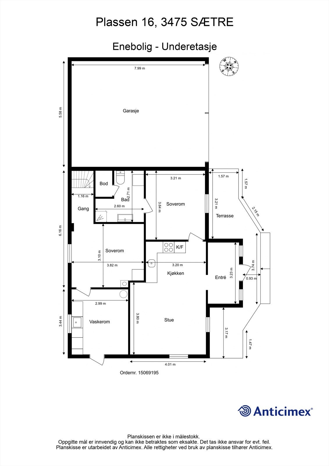 Plantegning u.etg Galleribilde