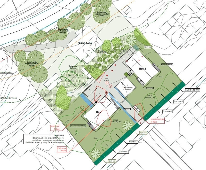 Utomhusplan Galleribilde