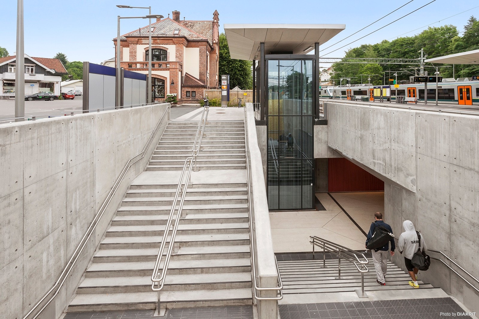 Stabekk togstasjon Galleribilde